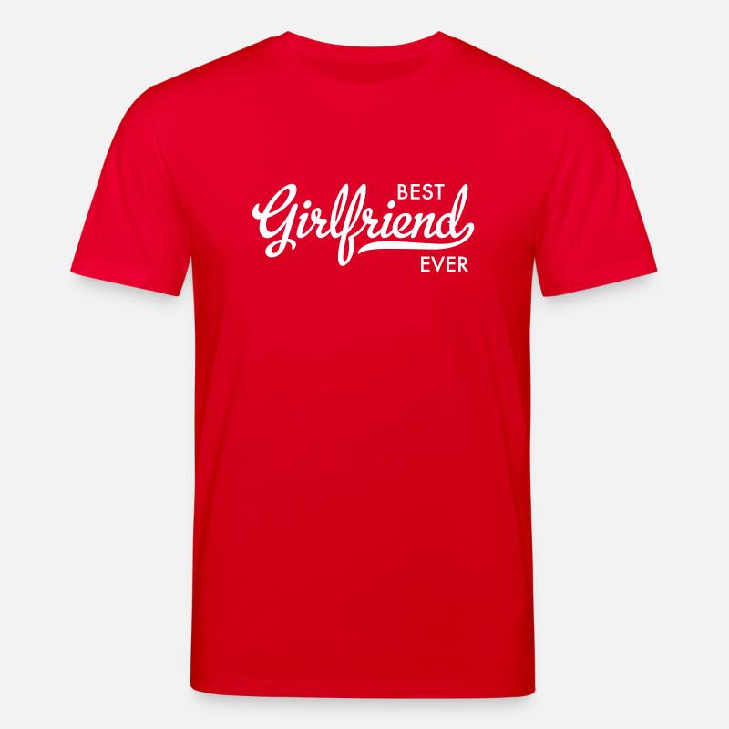 best girlfriend ever - Stanley/Stella Unisex Bio-T-Shirt CREATOR  - Rot