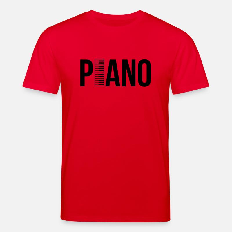 piano - Stanley/Stella Unisex Bio-T-Shirt CREATOR  - Rot