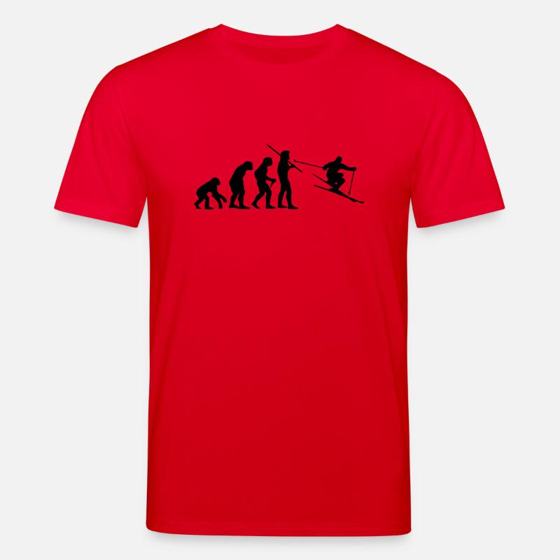 Evolution Ski - Stanley/Stella CREATOR Unisex Organic T-Shirt - red