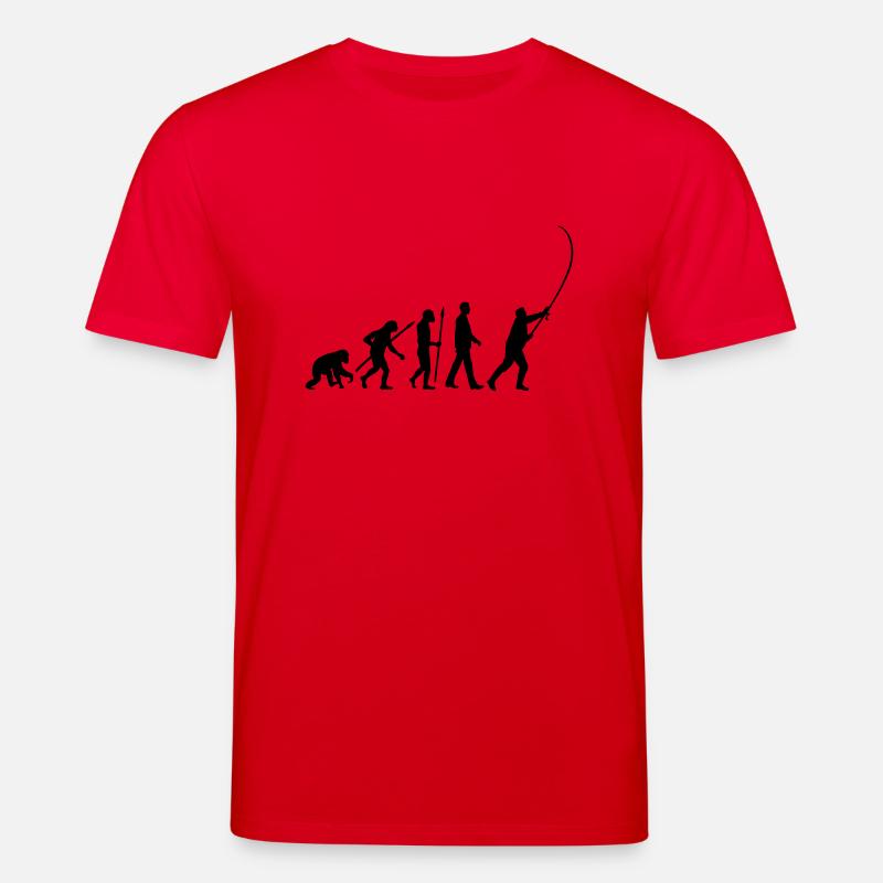 evolution_angler_042013_a_1c - Stanley/Stella Unisex Bio-T-Shirt CREATOR  - Rot