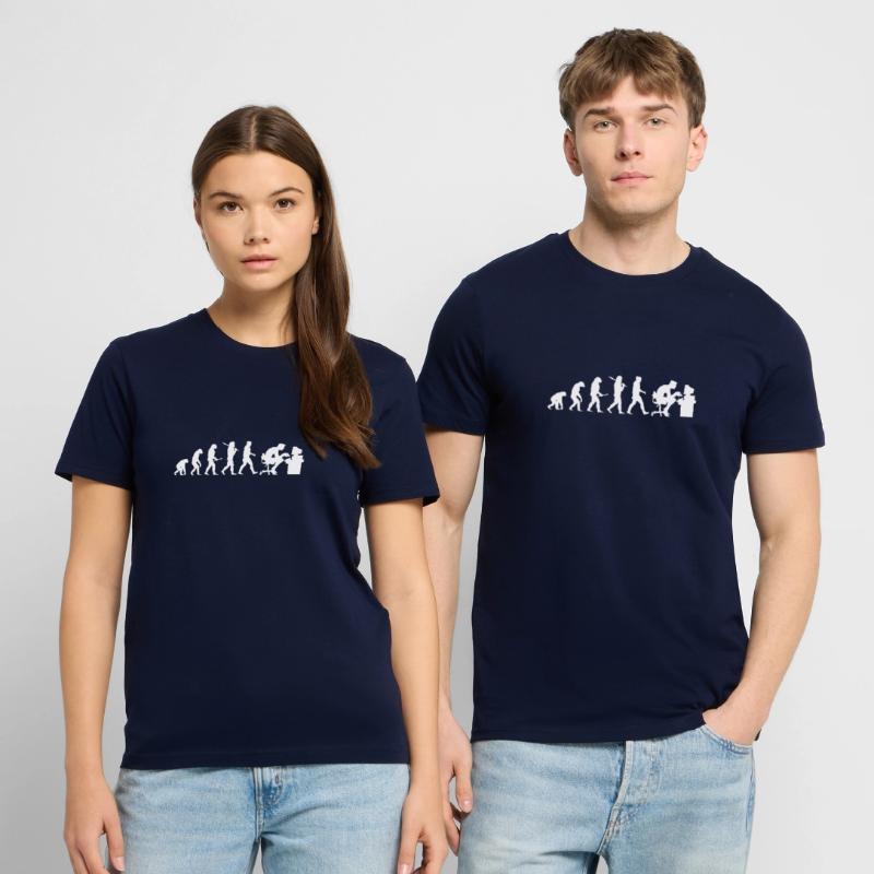 Evolution Komputer Nerd! PC Nerd! IT! Technika! Ekologiczna koszulka typu unisex Stanley/Stella CREATOR 