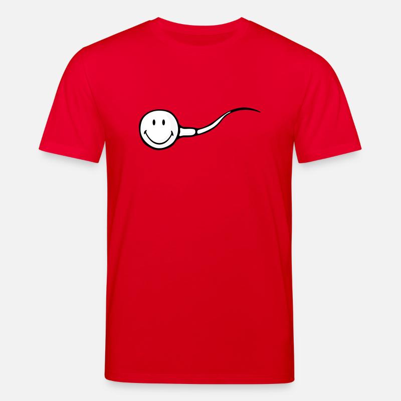 Smiley Sperm - T-shirt bio CREATOR Stanley/Stella Unisexe - rouge