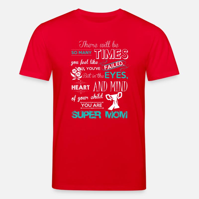 Super Mutter Design - Stanley/Stella Unisex Bio-T-Shirt CREATOR  - Rot