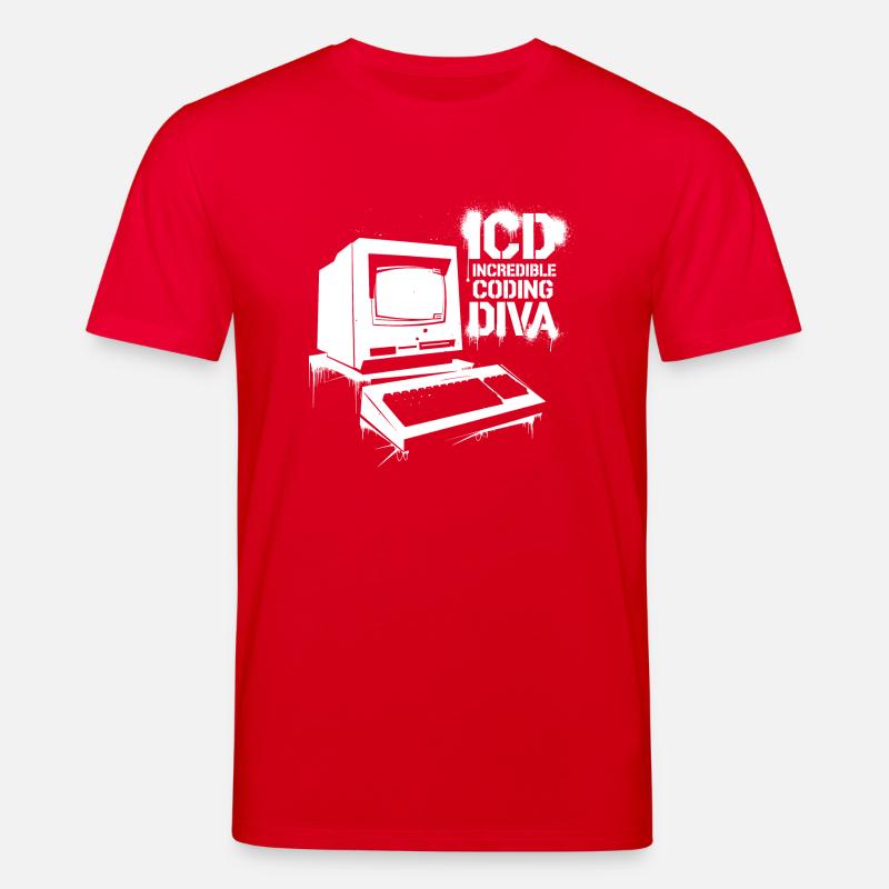 Expert en codage précis - T-shirt bio CREATOR Stanley/Stella Unisexe - rouge