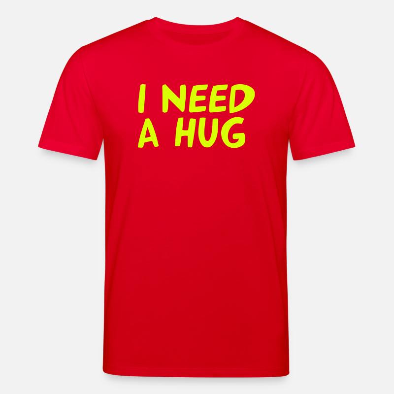 I NEED A HUG - Stanley/Stella Unisex Bio-T-Shirt CREATOR  - Rot