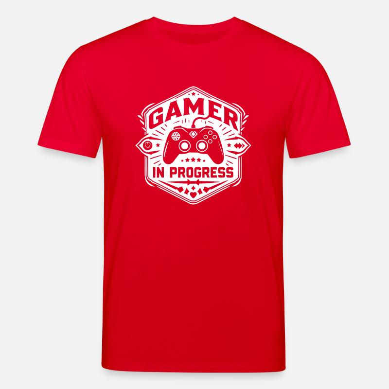 Gamer in Progress - Stanley/Stella Unisex Bio-T-Shirt CREATOR  - Rot