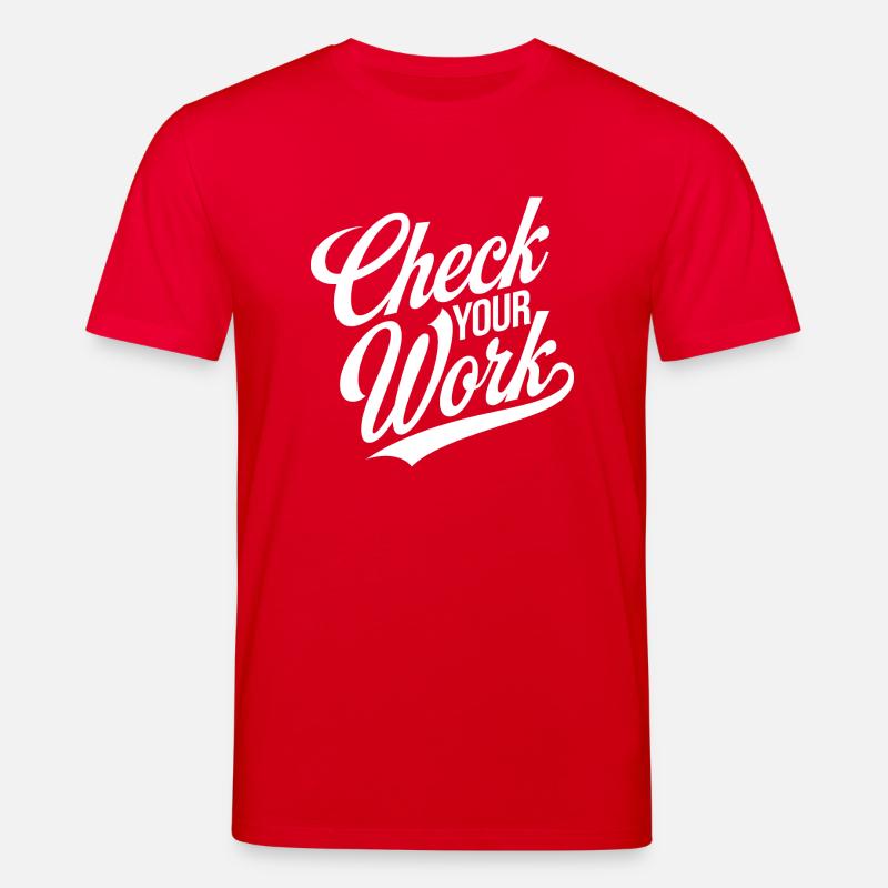 Mathelehrer Inspiration - Stanley/Stella Unisex Bio-T-Shirt CREATOR  - Rot