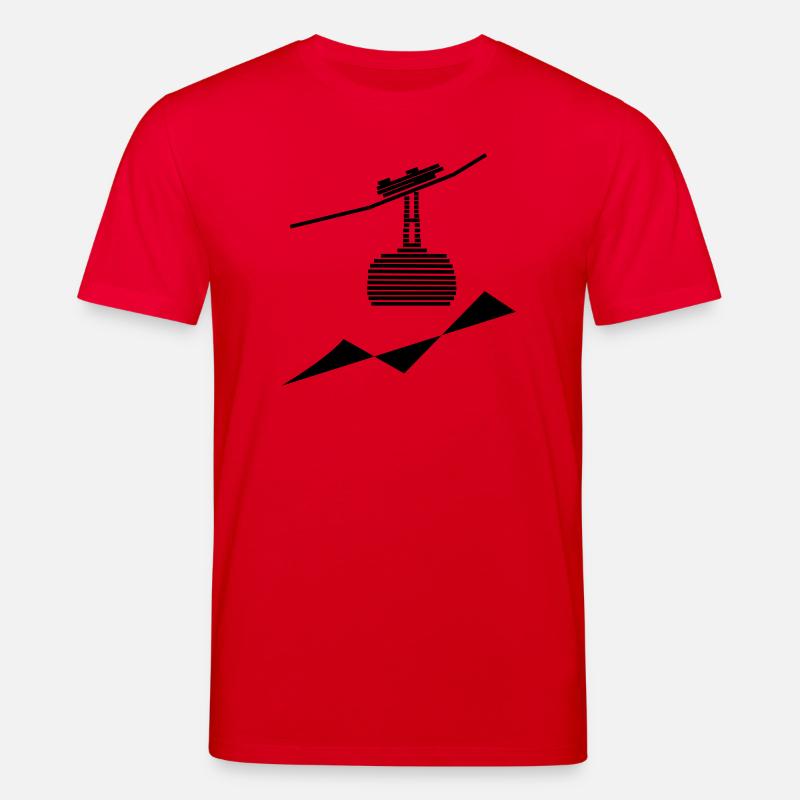 téléphérique 4 - T-shirt bio CREATOR Stanley/Stella Unisexe - rouge