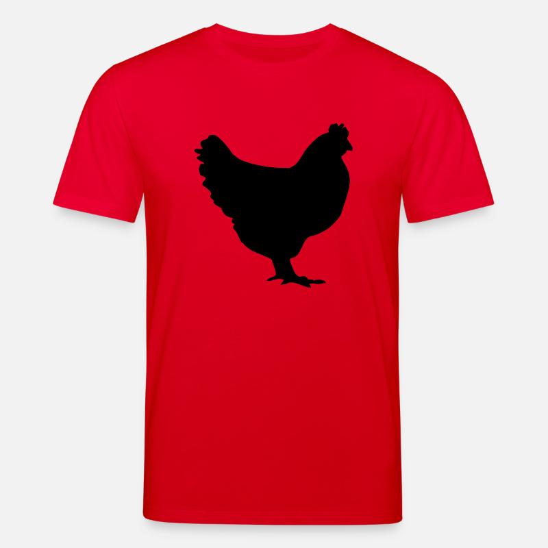 huhn - Stanley/Stella Unisex Bio-T-Shirt CREATOR  - Rot