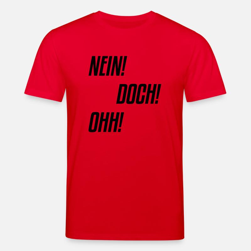 nein doch ohh - Stanley/Stella Unisex Bio-T-Shirt CREATOR  - Rot