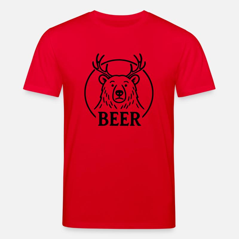 Bier - Stanley/Stella Unisex Bio-T-Shirt CREATOR  - Rot
