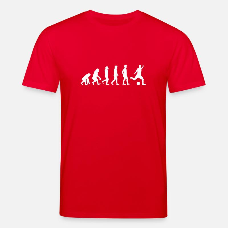 Evolution Fussball - Stanley/Stella Unisex Bio-T-Shirt CREATOR - Rot