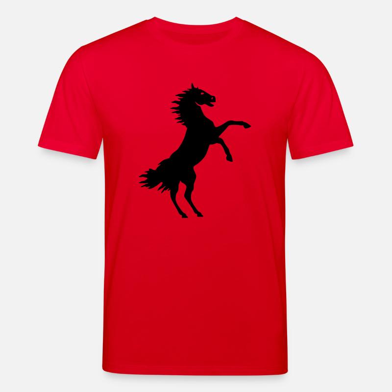 pferde - Stanley/Stella Unisex Bio-T-Shirt CREATOR  - Rot