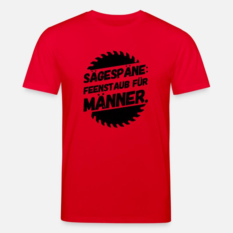 Handwerker Lustige Sprüche - Stanley/Stella Unisex Bio-T-Shirt CREATOR  - Rot