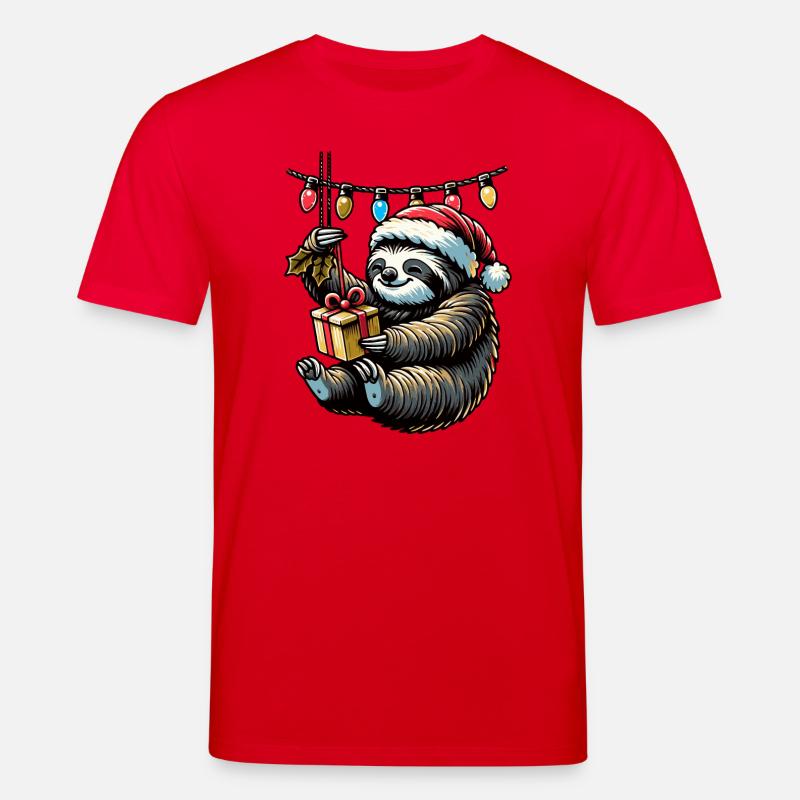 Slowly Christmas! - Stanley/Stella Unisex Bio-T-Shirt CREATOR  - Rot