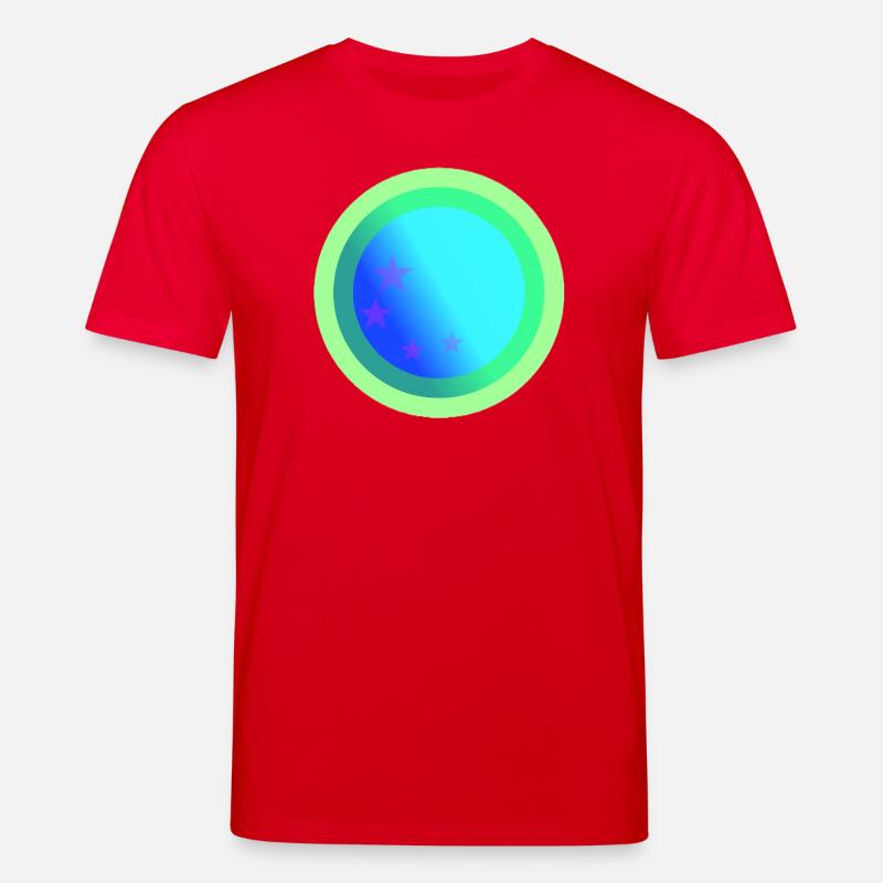 Conception de constellations bleues célestes - T-shirt bio CREATOR Stanley/Stella Unisexe - rouge