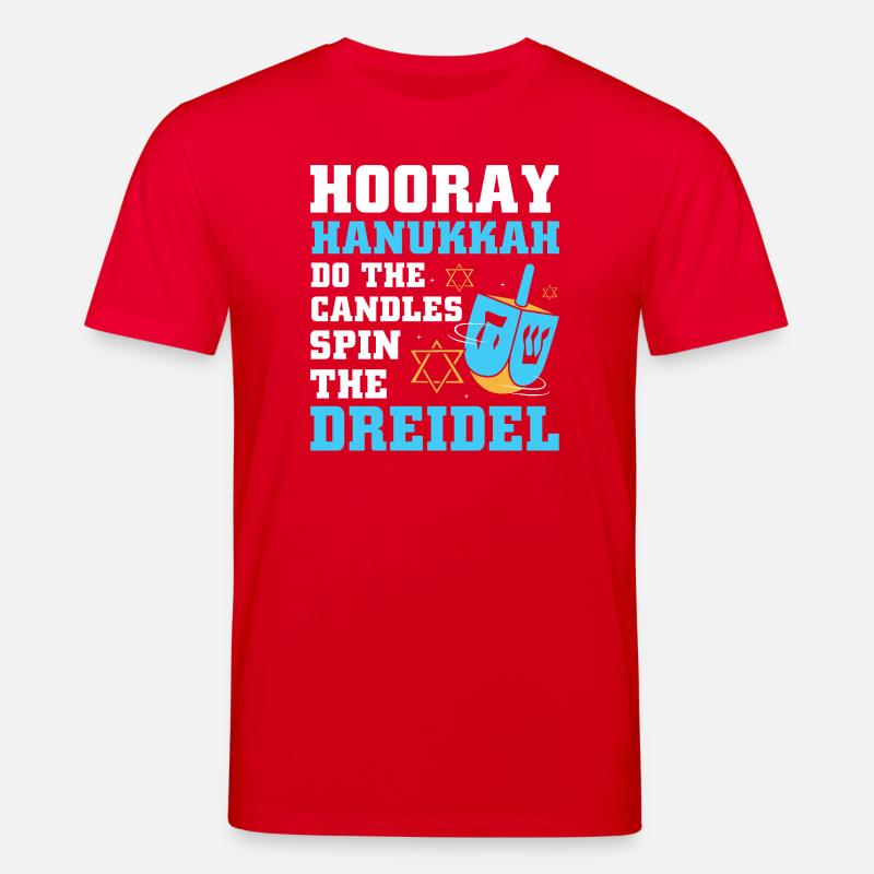 Hanoukka Hanoukka Hanoukka - T-shirt bio CREATOR Stanley/Stella Unisexe - rouge