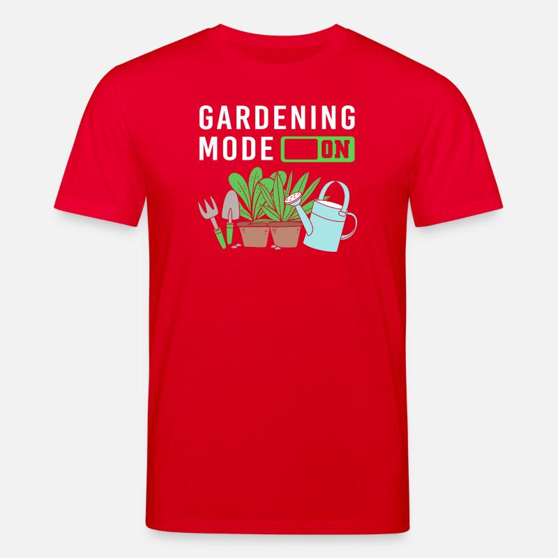 Worms Compost Gift - Stanley/Stella CREATOR Unisex Organic T-Shirt - red