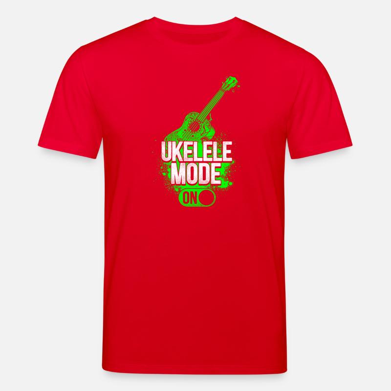 Mode du ukulélé hawaïen ukélé - T-shirt bio CREATOR Stanley/Stella Unisexe - rouge