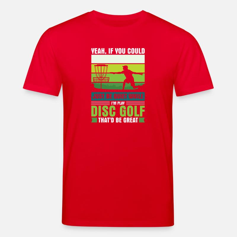 Disc Golf Geschenke Discgolf - Stanley/Stella Unisex Bio-T-Shirt CREATOR  - Rot