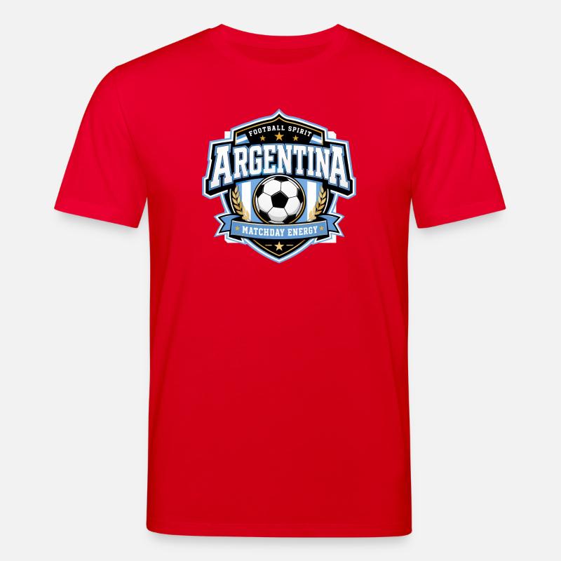 Argentinien Matchday Energie - Stanley/Stella Unisex Bio-T-Shirt CREATOR  - Rot