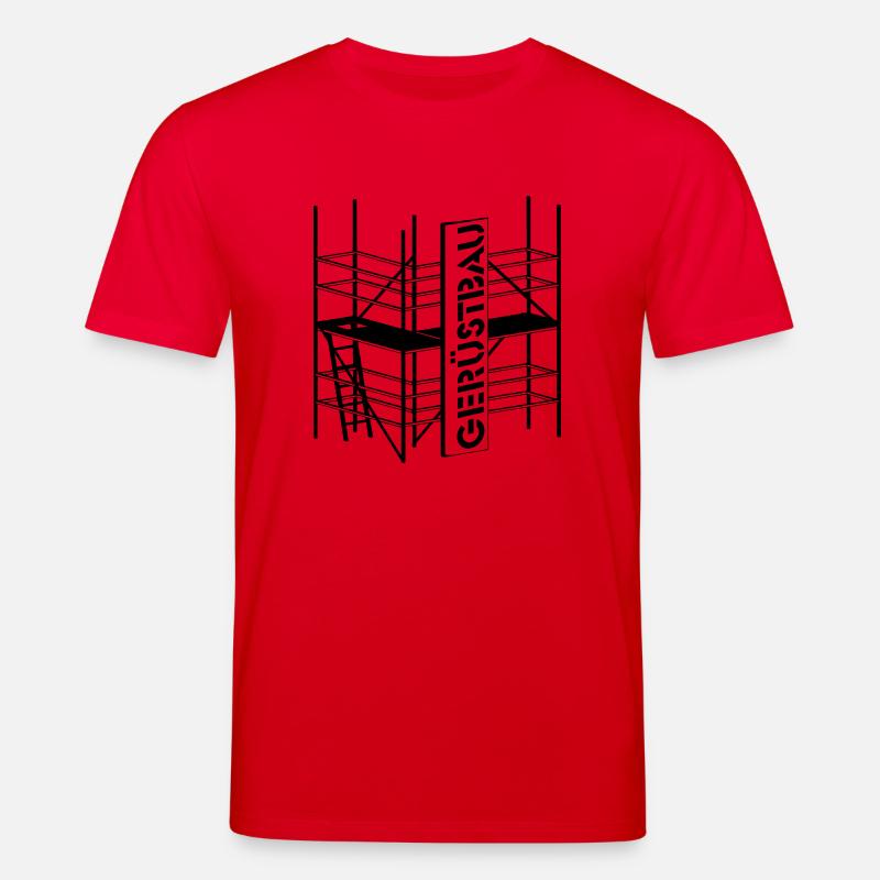 Berufesymbol Gerüstbauer - Stanley/Stella Unisex Bio-T-Shirt CREATOR - Rot