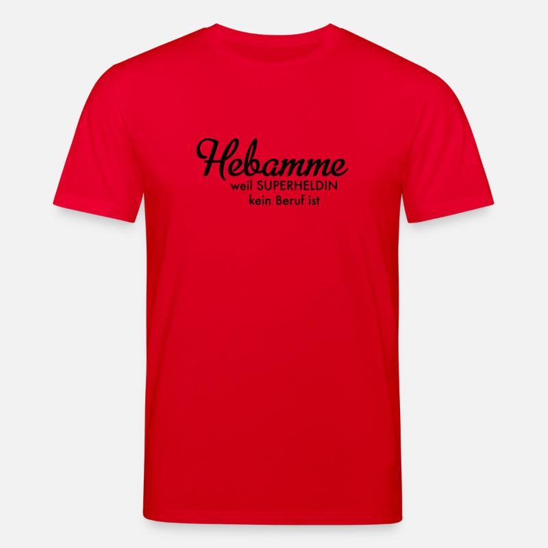 Hebamme - Stanley/Stella Unisex Bio-T-Shirt CREATOR  - Rot