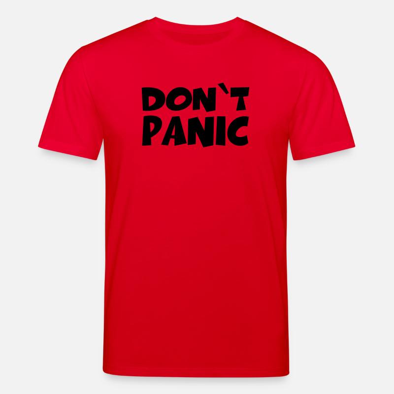 Don't panic - T-shirt bio CREATOR Stanley/Stella Unisexe - rouge