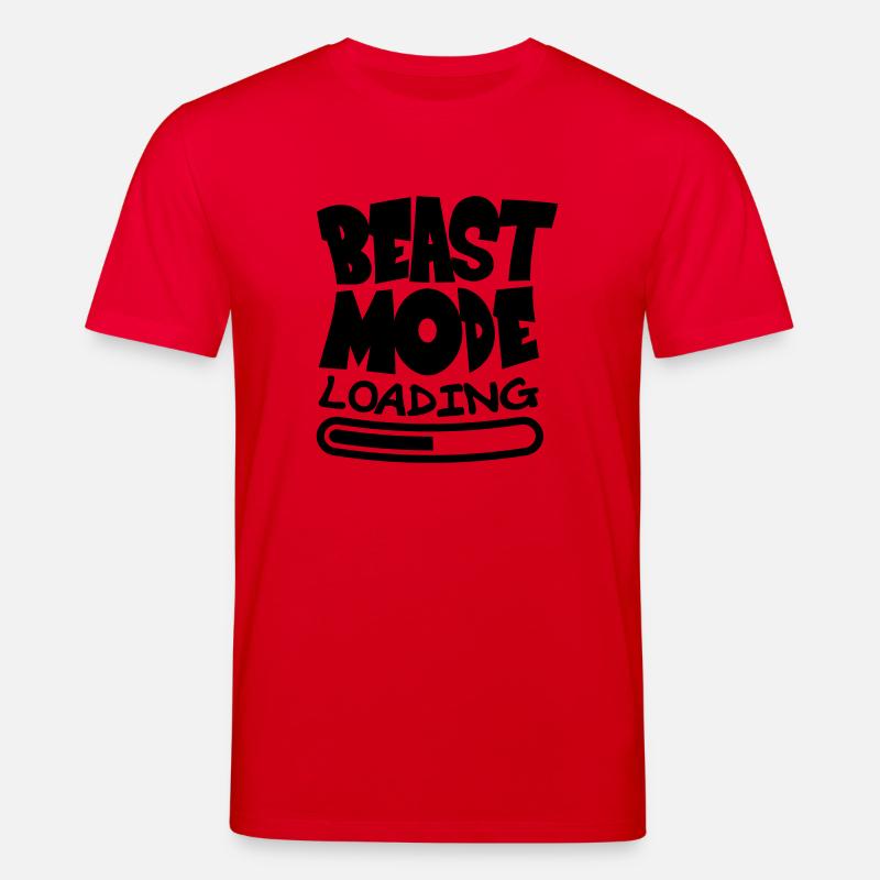 Beast ModeLoading Design - Stanley/Stella CREATOR Unisex Organic T-Shirt - red