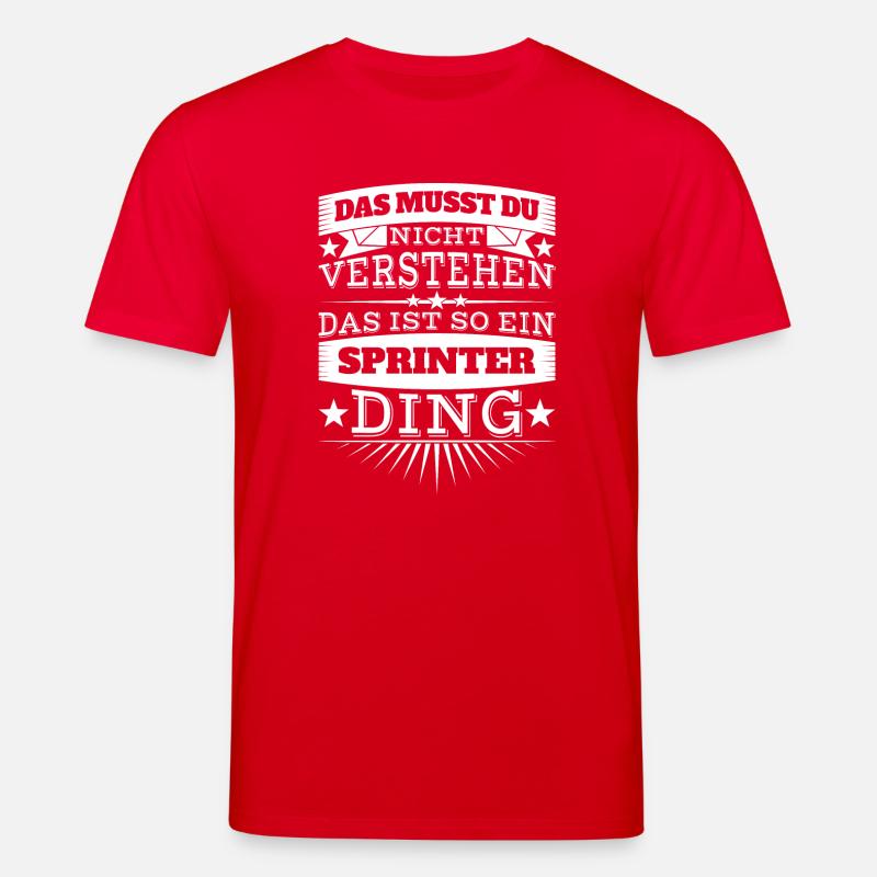 Sprinter Ding - Stanley/Stella Unisex Bio-T-Shirt CREATOR  - Rot