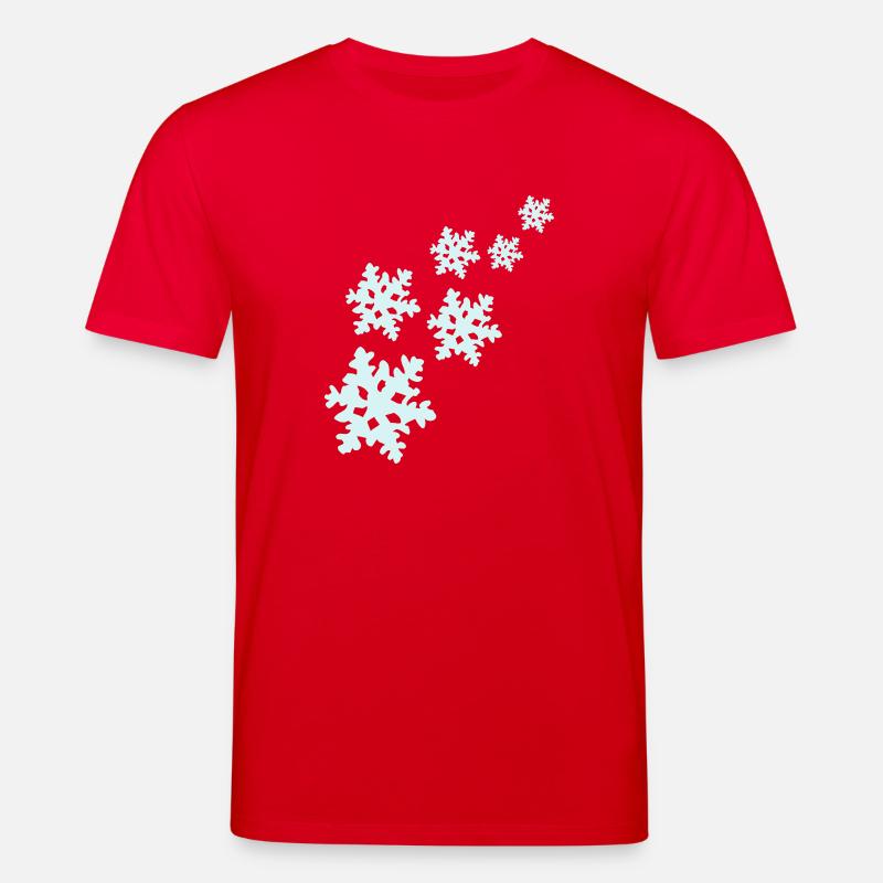 flocon de neige - T-shirt bio CREATOR Stanley/Stella Unisexe - rouge