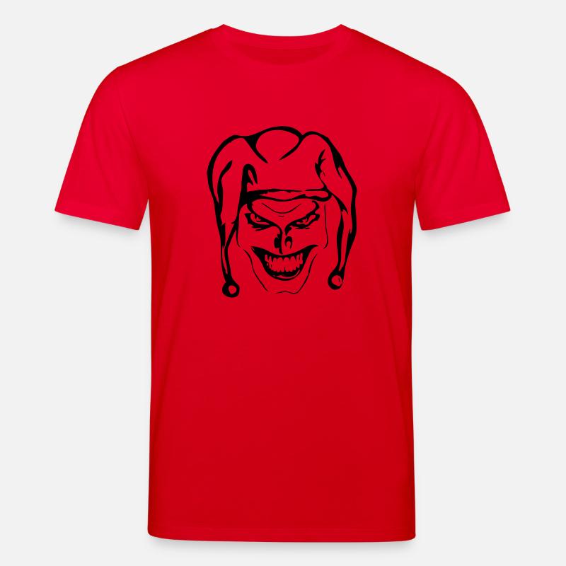 Evil Joker - Stanley/Stella Unisex Bio-T-Shirt CREATOR  - Rot