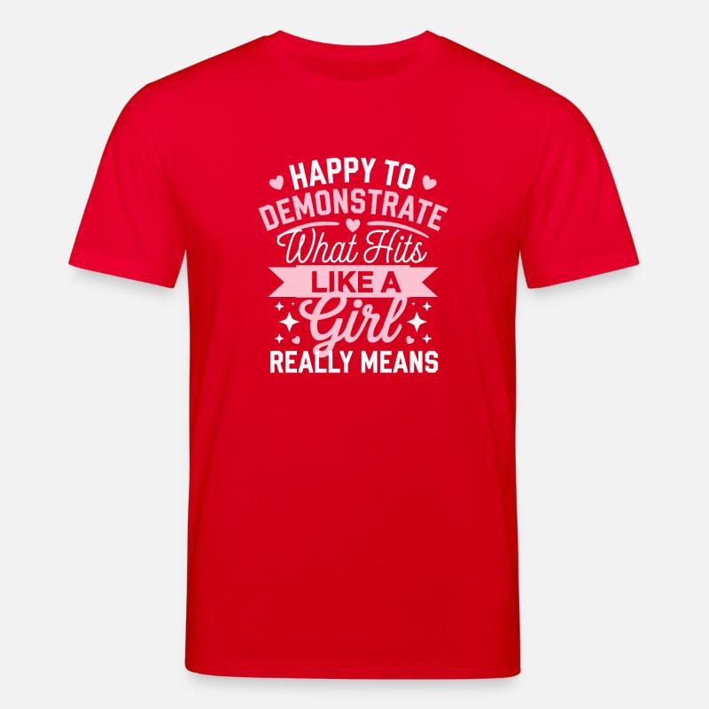 Mädchenpower im Kampfsport - Stanley/Stella Unisex Bio-T-Shirt CREATOR  - Rot