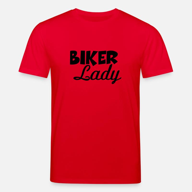 Biker Lady - Stanley/Stella Unisex Bio-T-Shirt CREATOR  - Rot