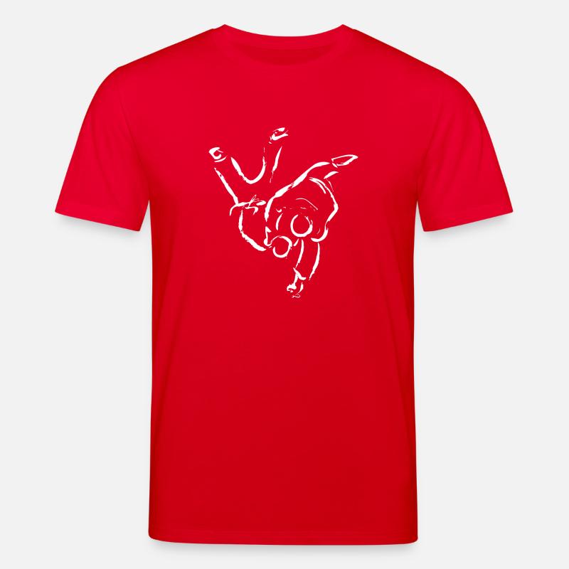 HANE Goshi, JUDO TECHNIQUES, JUDO - Stanley/Stella Unisex Bio-T-Shirt CREATOR  - Rot