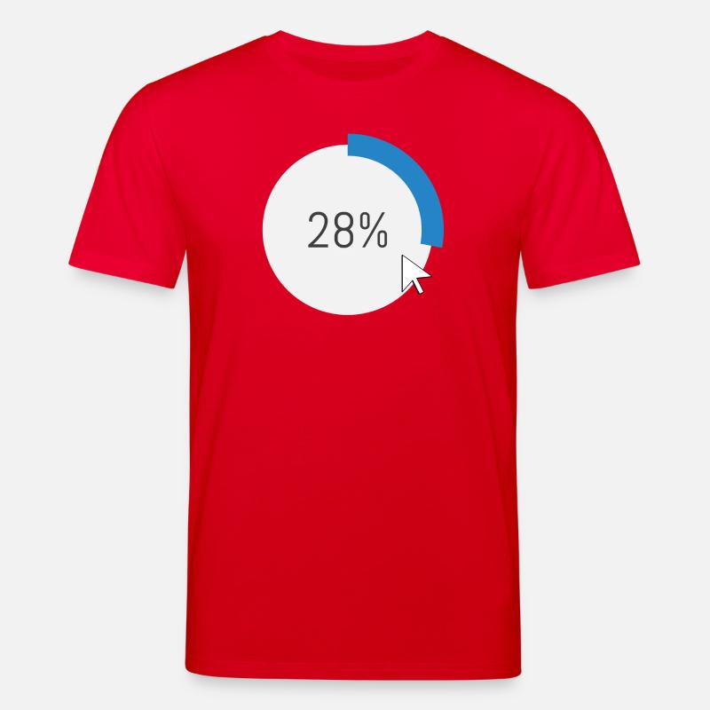 Blue Progress Ring Logiciel informatique Ordinateur PC - T-shirt bio CREATOR Stanley/Stella Unisexe - rouge