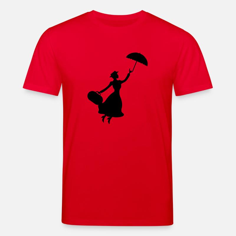 frau_regenschirm_01 - Stanley/Stella Unisex Bio-T-Shirt CREATOR  - Rot