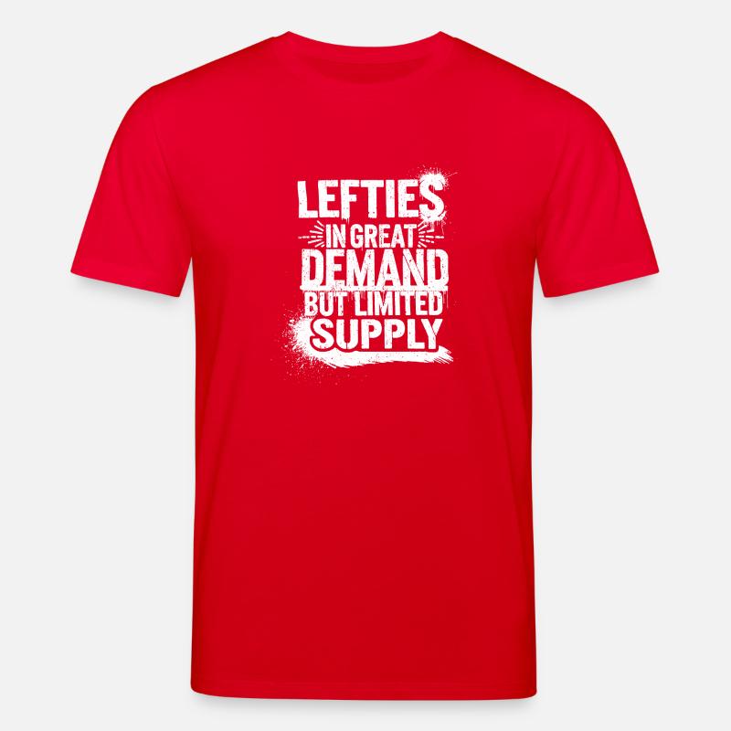 Lefties sind einzigartig - Stanley/Stella Unisex Bio-T-Shirt CREATOR - Rot