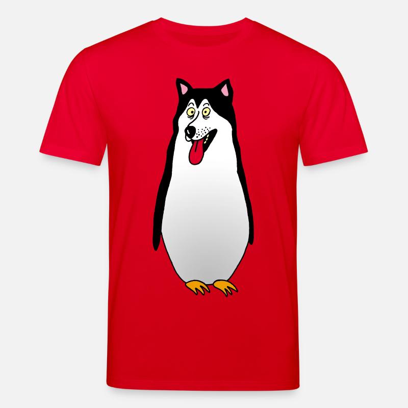 Hund oder Pinguin? - Stanley/Stella Unisex Bio-T-Shirt CREATOR  - Rot