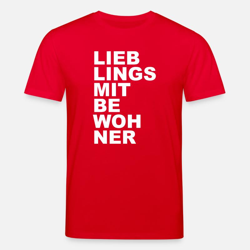 Lieblingsmitbewohner - Mitbewohner - Stanley/Stella Unisex Bio-T-Shirt CREATOR  - Rot