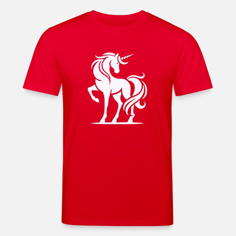 licorne - T-shirt bio CREATOR Stanley/Stella Unisexe - rouge