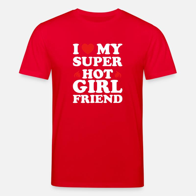 girlfriend1 Zeichenfläche 1 - Stanley/Stella Unisex Bio-T-Shirt CREATOR  - Rot