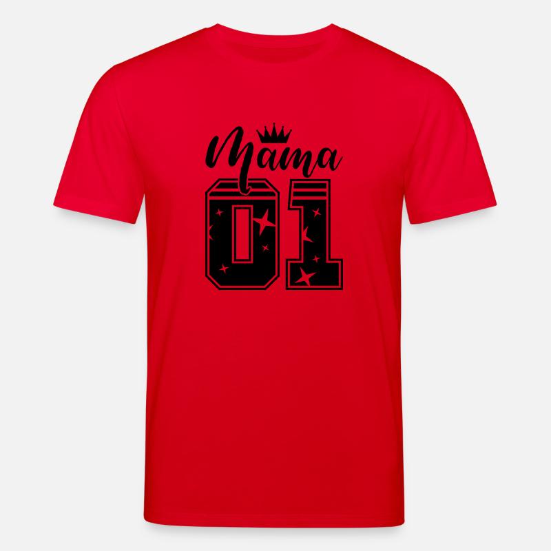 mama 01 krone - Stanley/Stella Unisex Bio-T-Shirt CREATOR  - Rot