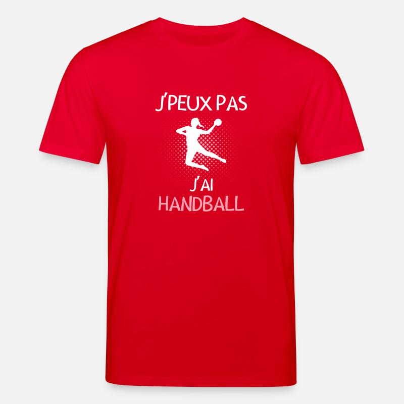 Joueuse de handball - T-shirt bio CREATOR Stanley/Stella Unisexe - rouge