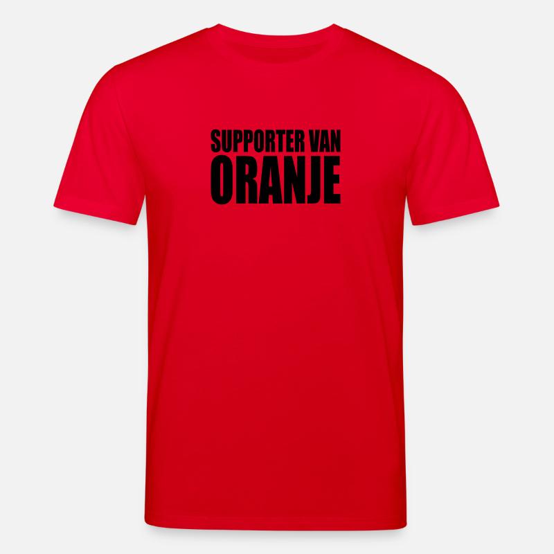 Supporter van oranje - Stanley/Stella Unisex Bio-T-Shirt CREATOR  - Rot