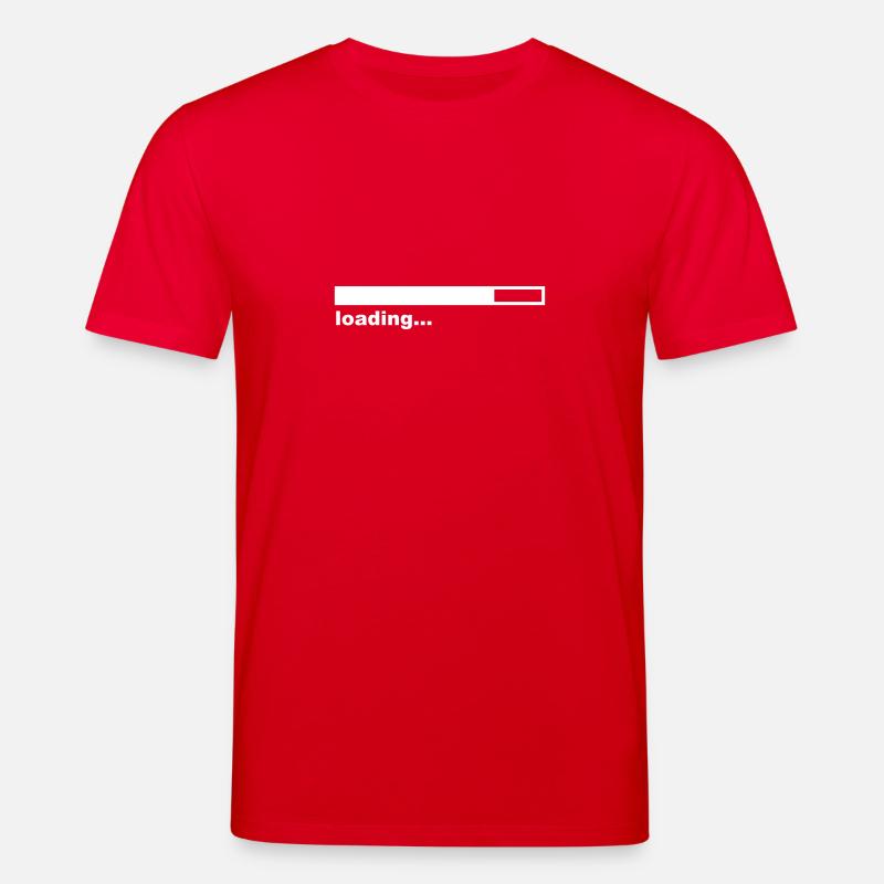 Loading - Ladebalken - Internet - Spiel - Stanley/Stella Unisex Bio-T-Shirt CREATOR  - Rot