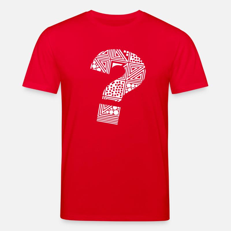 Fragezeichen - Stanley/Stella Unisex Bio-T-Shirt CREATOR  - Rot