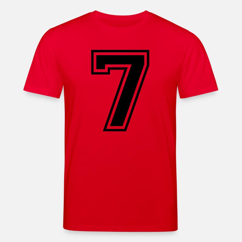 Nummer 7 - Stanley/Stella Unisex Bio-T-Shirt CREATOR - Rot