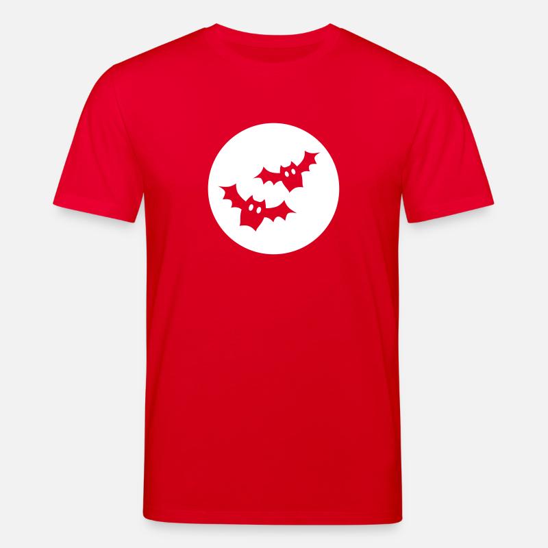 Fledermäuse - Stanley/Stella Unisex Bio-T-Shirt CREATOR  - Rot