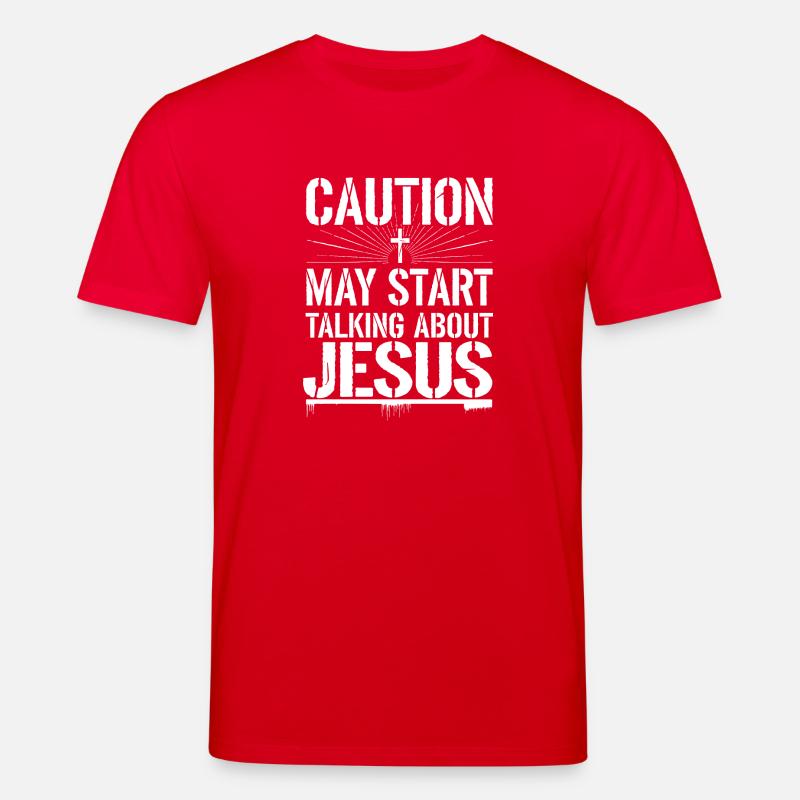 Ein starkes Glaubensstatement - Stanley/Stella Unisex Bio-T-Shirt CREATOR  - Rot